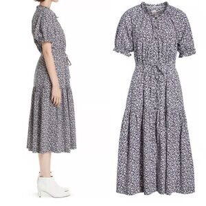 La Vie Rebecca Taylor Willow Bud Midi Dress